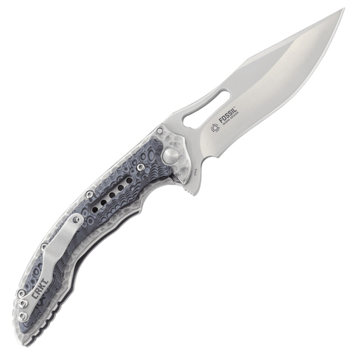 CRKT Fossil Black Compact Flipper Knife