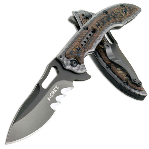 CRKT Ikoma Fossil Folding Knife