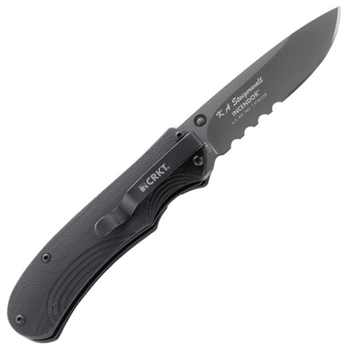 CRKT Incendor Titanium Nitride Finish Folding Knife