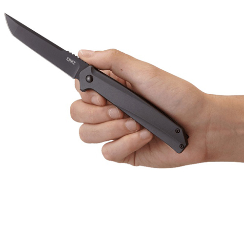 CRKT Helical Folding Blade Knife w/ Locking Liner