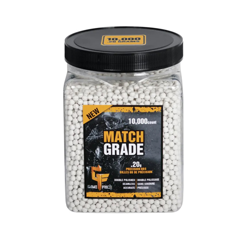 Game Face Match Grade .20g Airsoft BBs 10000ct