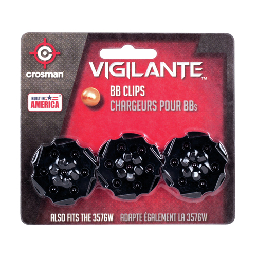Crossman Vigilante Spare Magazine 6rd BB Clip - Set of 3