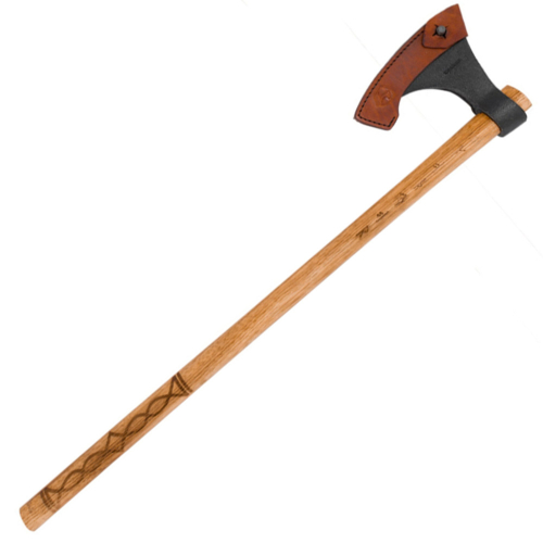 Condor Valhalla Series - Battle Axe Burnt Hickory Handle with Sheath