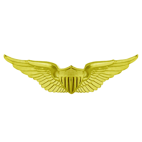 Basic Aviator Army Wing Patch - Gold