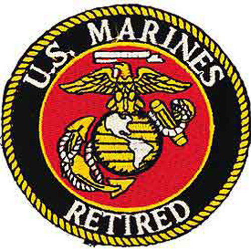 Patch-Usmc Logo Retired Patch-Usmc Logo Retired
