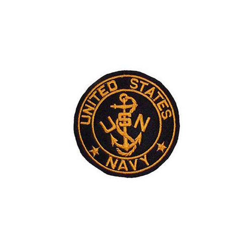Usn Logo 3-1/4 Inch Patch