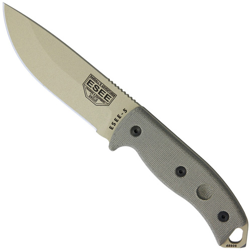 ESEE Model 5 Drop-Point Fixed Blade Knife