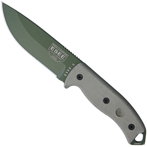 ESEE Model 5 Drop-Point Fixed Blade Knife