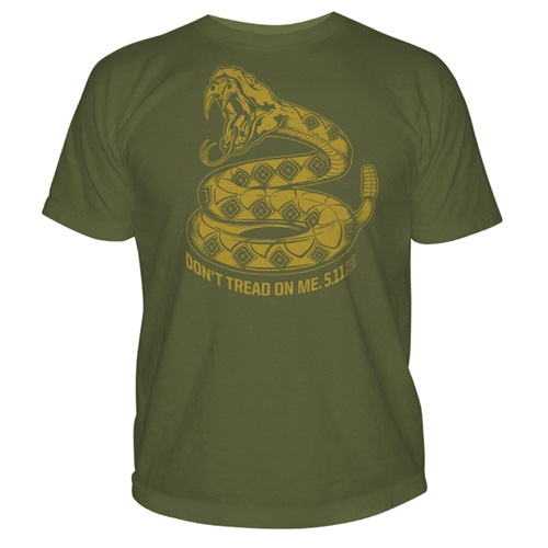 5.11 OD Green Dont Tread On Me Logo T-Shirt