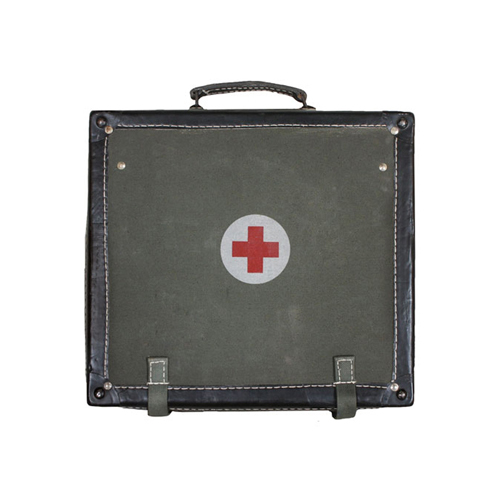 Serbian Army Olive Drab Medical Case