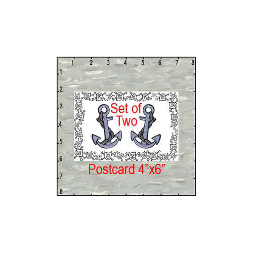 Anchor In Silver Set Patch