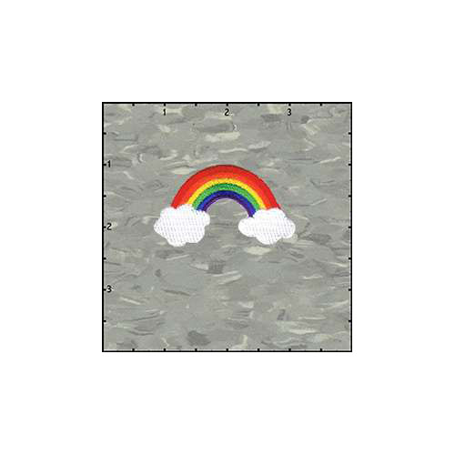 Rainbow And Clouds Patch