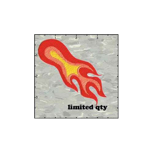 Flame Ball 4 Inches Orange Patch