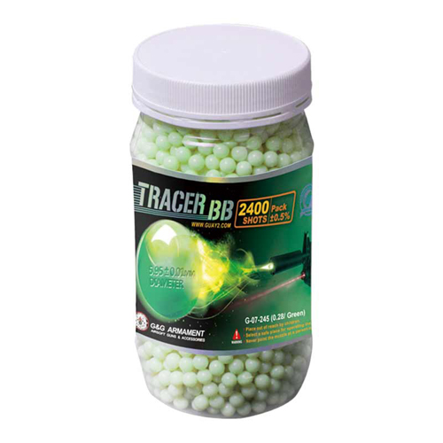 G&G Green Tracer BB - 2400 Rounds