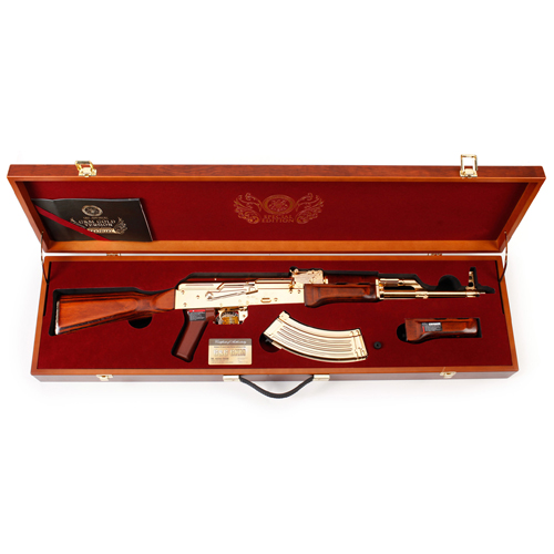 G&G 22 Carat Gold Plated GKM AEG Airsoft Rifle