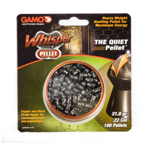 Whisper Pellets .22 Cal 21.8 Grains Domed