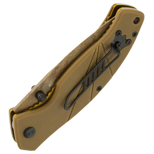 Timberline SOC Coyote Tan Handle Plain Edge Folding Knife