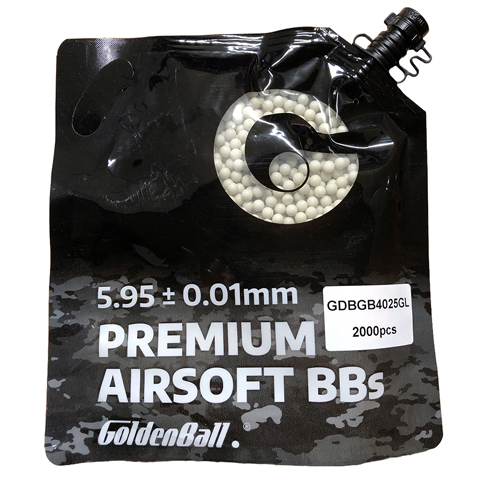 Golden Ball Tracer Airsoft BBs 2000ct