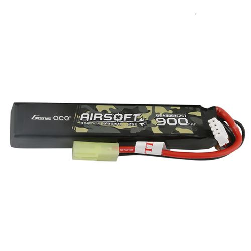 Gens Ace 900mAh 3S 11.1V 25C Airsoft Power Battery