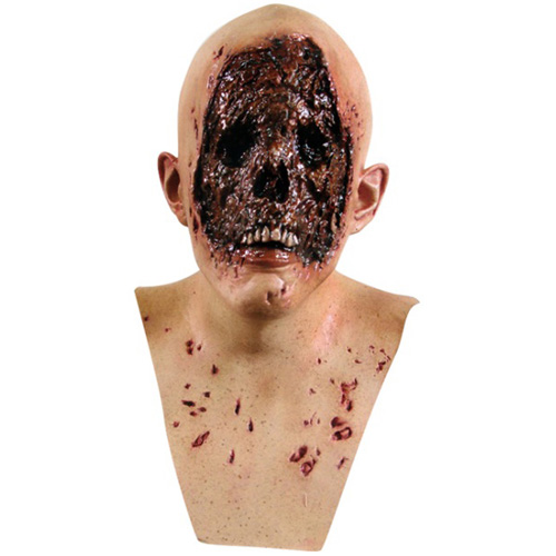 Gruesome No Face Zombie Halloween Mask