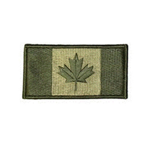 Medium Canada 3 X 1 34 Inch Hook And Loop Backing Patch