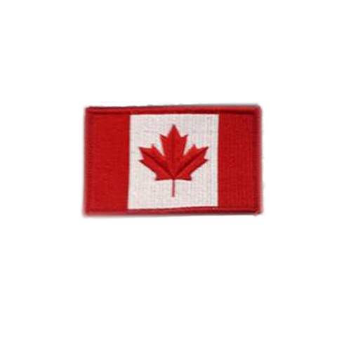 Medium Canada 3 X 1 34 Inch Hook And Loop Backing Patch