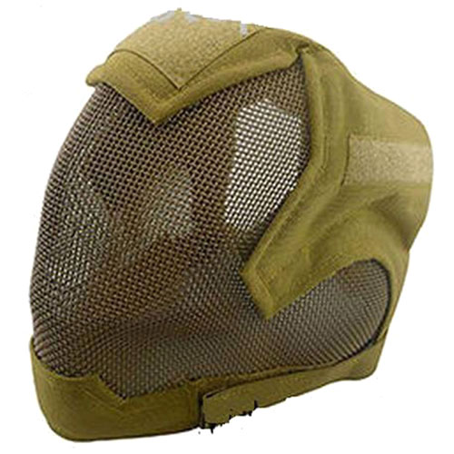 V6 Strike Military War Safety Face Mesh Airsoft Mask