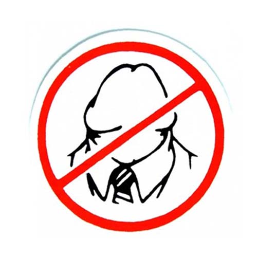 No Dick Heads Sticker