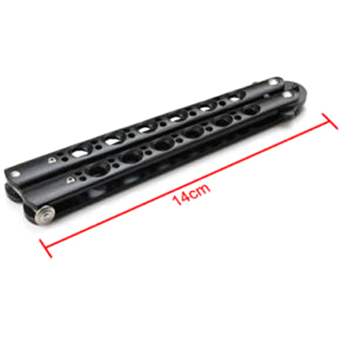 High Quality Practice Balisong Metal Butterfly Steel Trainer Knife