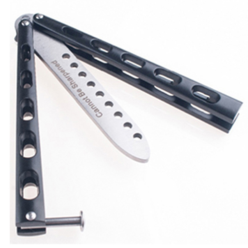 Balisong Butterfly Trainer 4 Inch Handles Unsharpened Blade