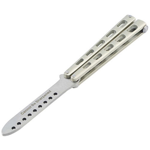 Balisong Butterfly Trainer 4 Inch Handles Unsharpened Blade