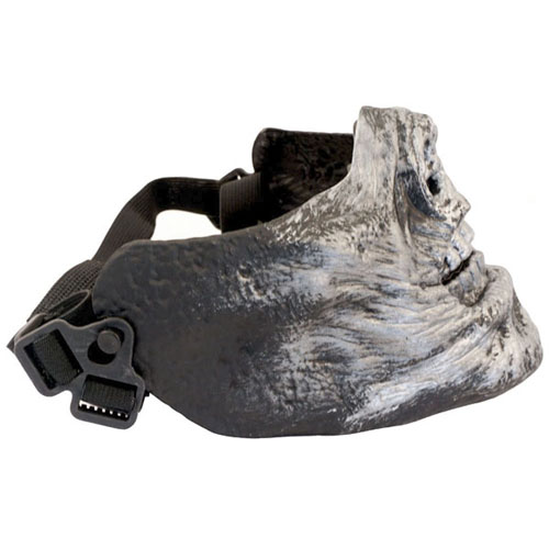Zombie Skull Half Mask - TPU Plastic