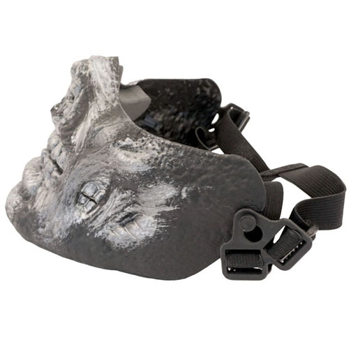 Zombie Skull Half Mask - TPU Plastic