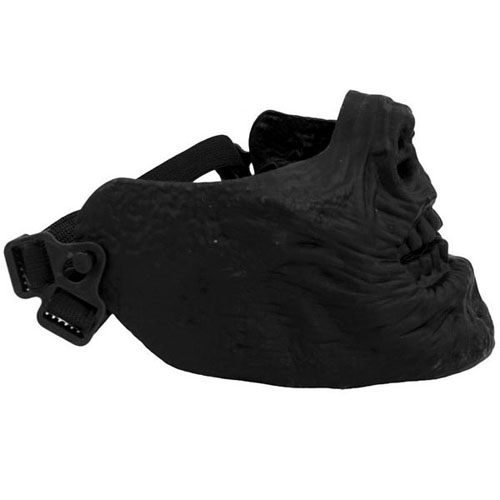 Zombie Skull Half Mask - TPU Plastic