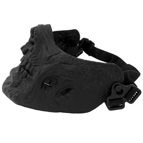 Zombie Skull Half Mask - TPU Plastic
