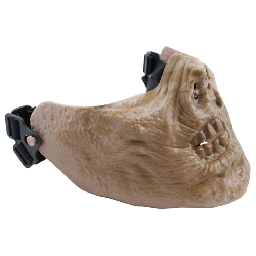 Zombie Skull Half Mask - TPU Plastic