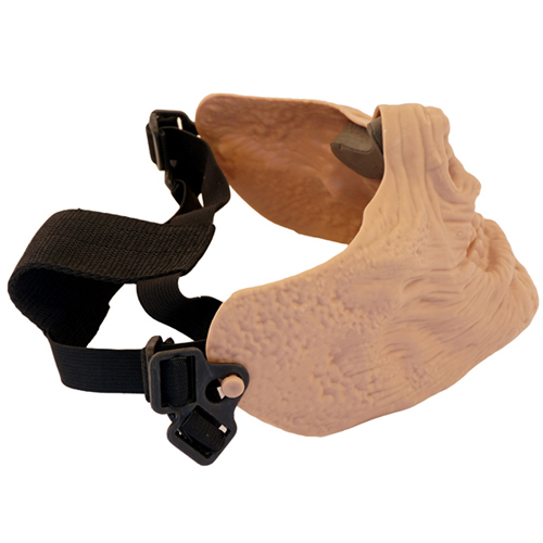 Zombie Skull Half Mask - TPU Plastic