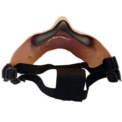 Zombie Skull Half Mask - TPU Plastic