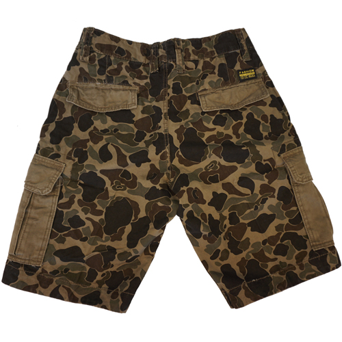 Cotton Camo Cargo Shorts