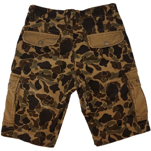 Cotton Camo Cargo Shorts