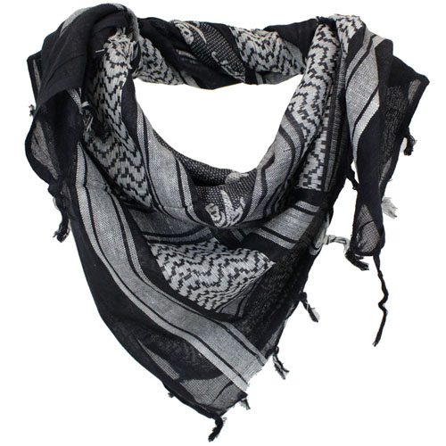 Skull Print Shemagh Tactical Scarf