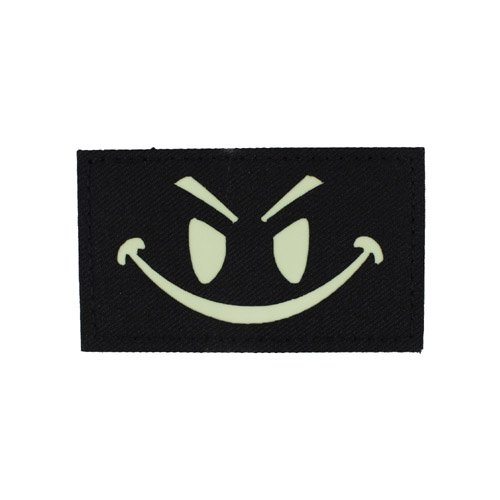 Glow in the Dark Smile Face Patch