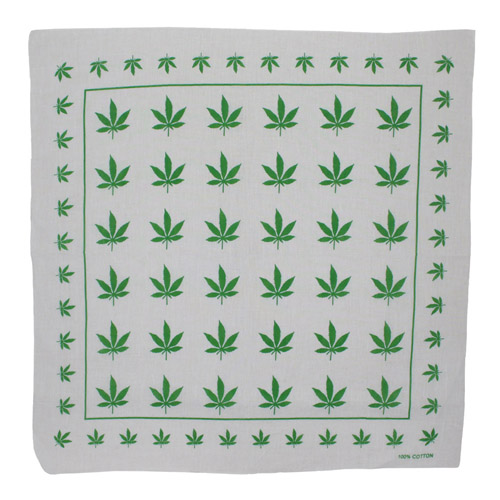 Marijuana Weed Leaf Bandana