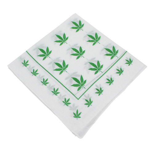 Marijuana Weed Leaf Bandana