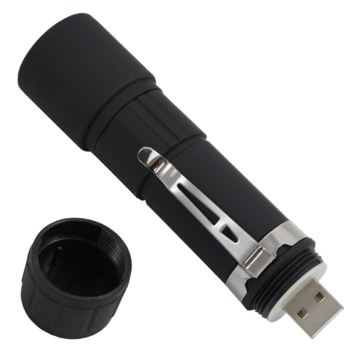Compact USB Rechargeable Flashlight