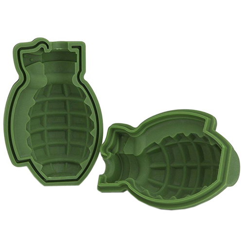 Army Green Grenade Ice Cube Molder