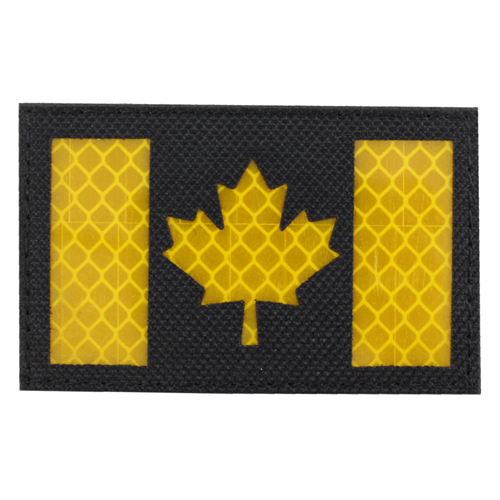 Reflective Canadian Flag Patch