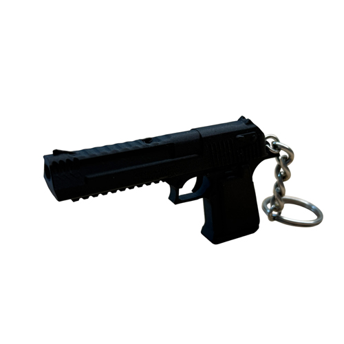 Desert Eagle Loud Whistle Keychain