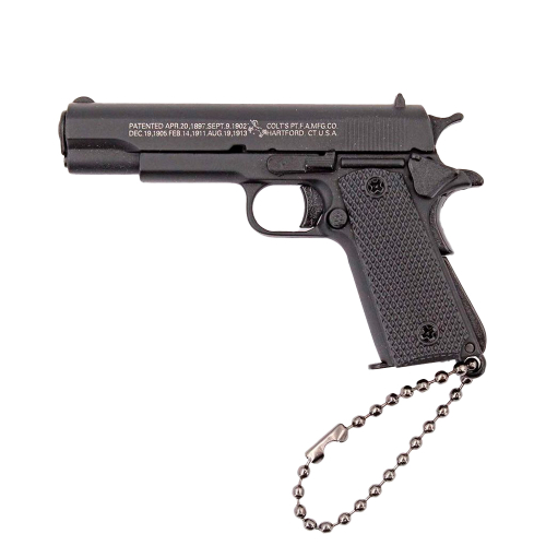 1911 Metal Alloy Keychain