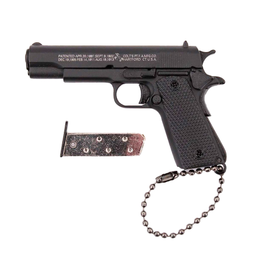1911 Metal Alloy Keychain